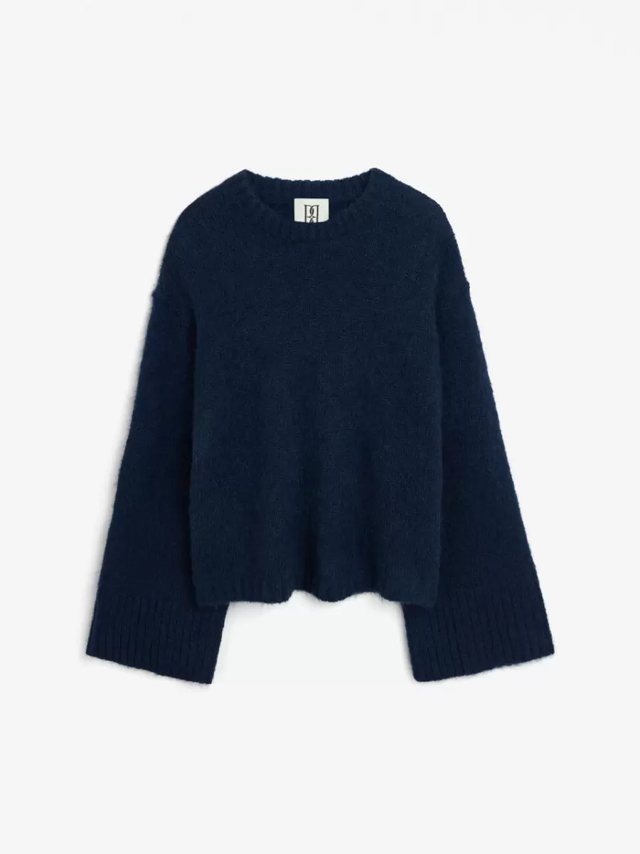 Cierra Sweater By Malene Birger Kvinder Navy Blazer Strik - 3