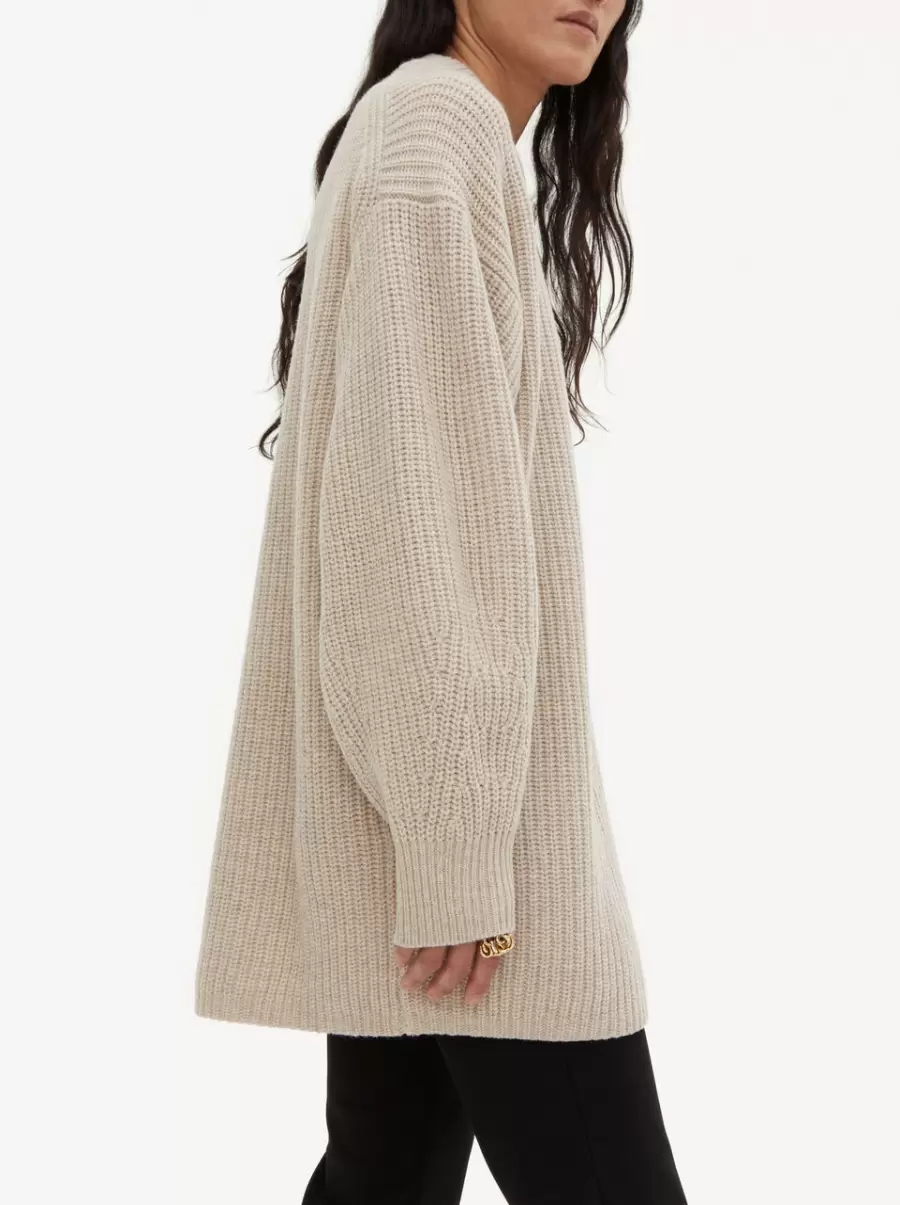 Disma Sweater I Uld Kvinder Oyster Gray By Malene Birger Strik - 2