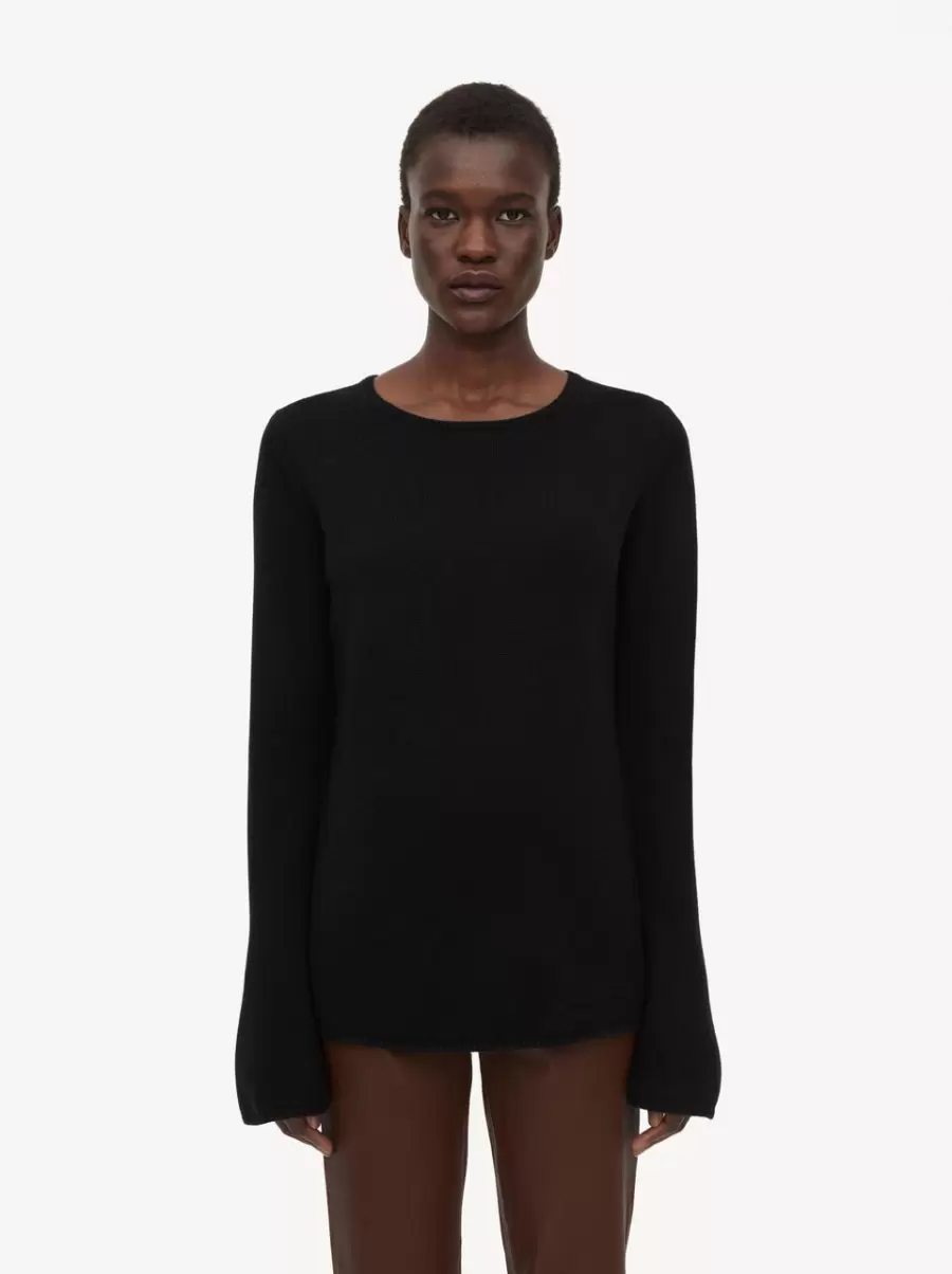 Cyrema Sweater I Uld Kvinder Strik Black By Malene Birger - 2