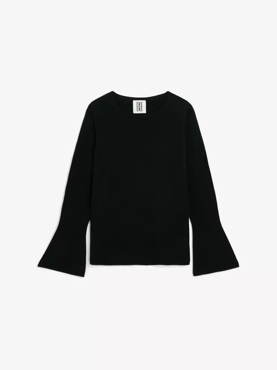 Cyrema Sweater I Uld Kvinder Strik Black By Malene Birger - 3