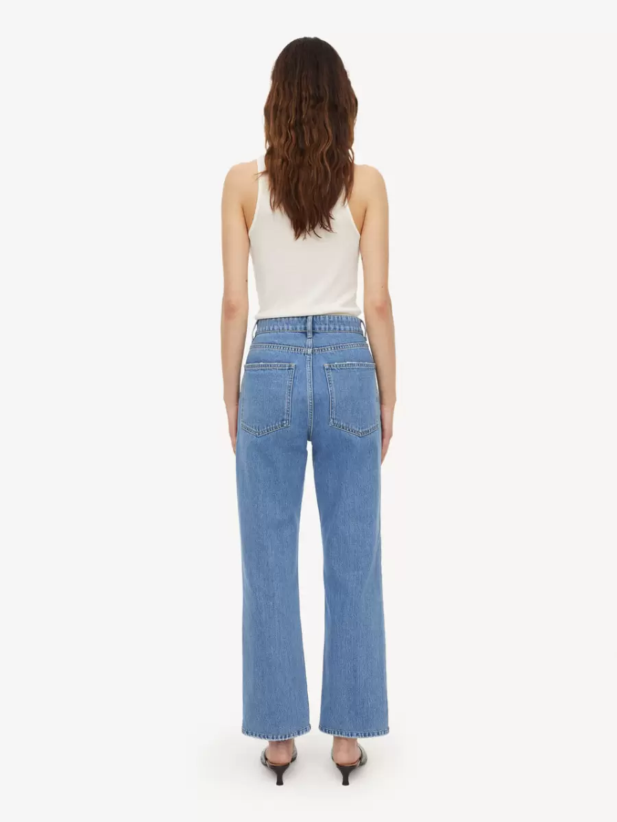 Denim Blue Bukser Milium Jeans Kvinder By Malene Birger - 1