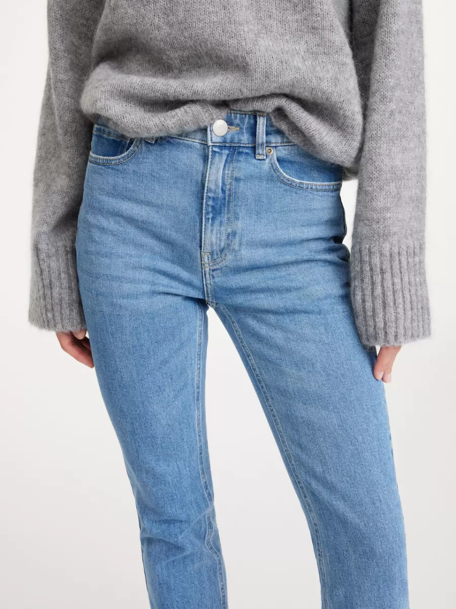 Stellen Jeans By Malene Birger Kvinder Bukser Denim Blue - 2