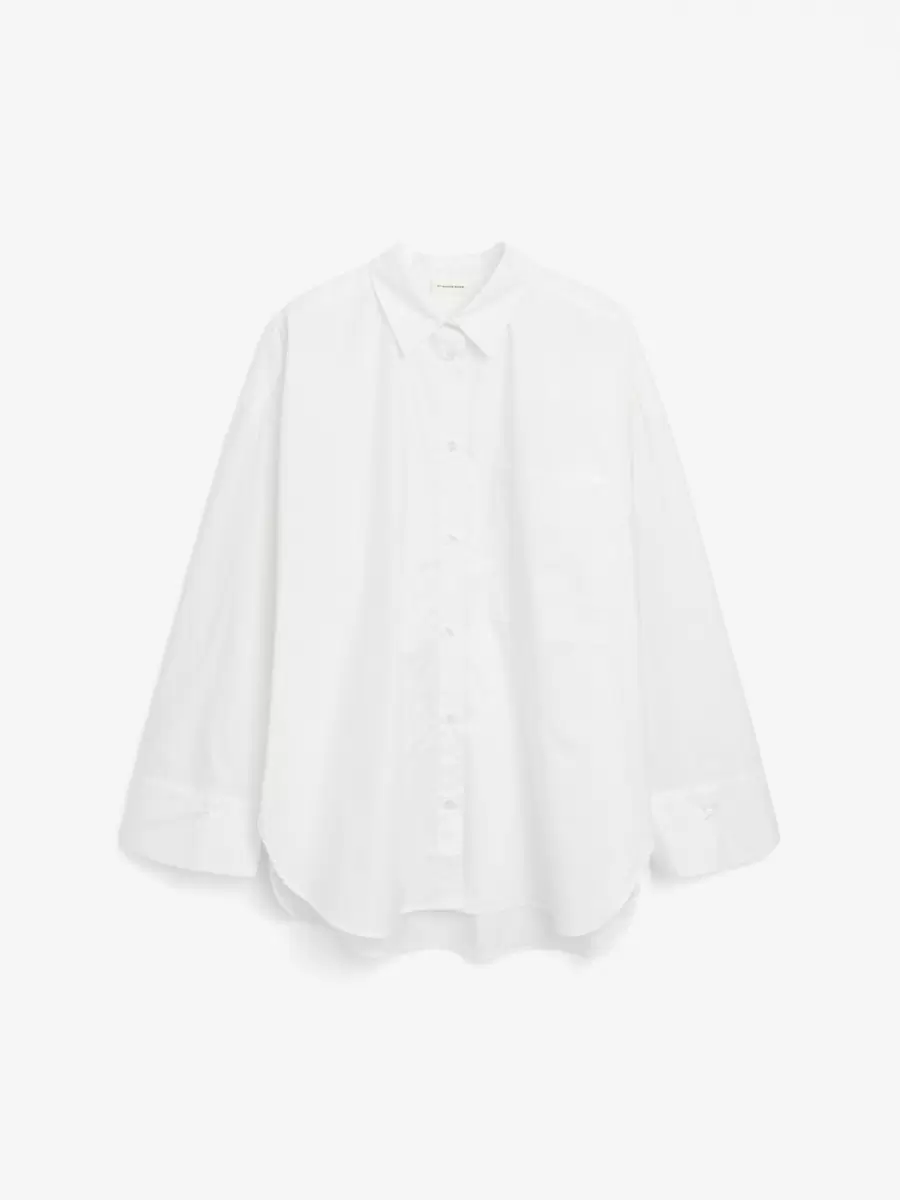 By Malene Birger Pure White Skjorter Og Toppe Kvinder Derris Skjorte - 3