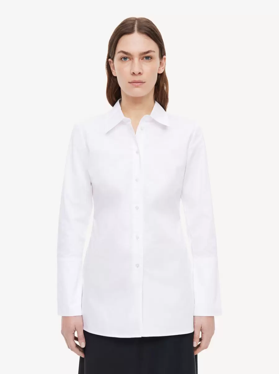Pure White Kvinder Padano Skjorte By Malene Birger Skjorter Og Toppe - 2