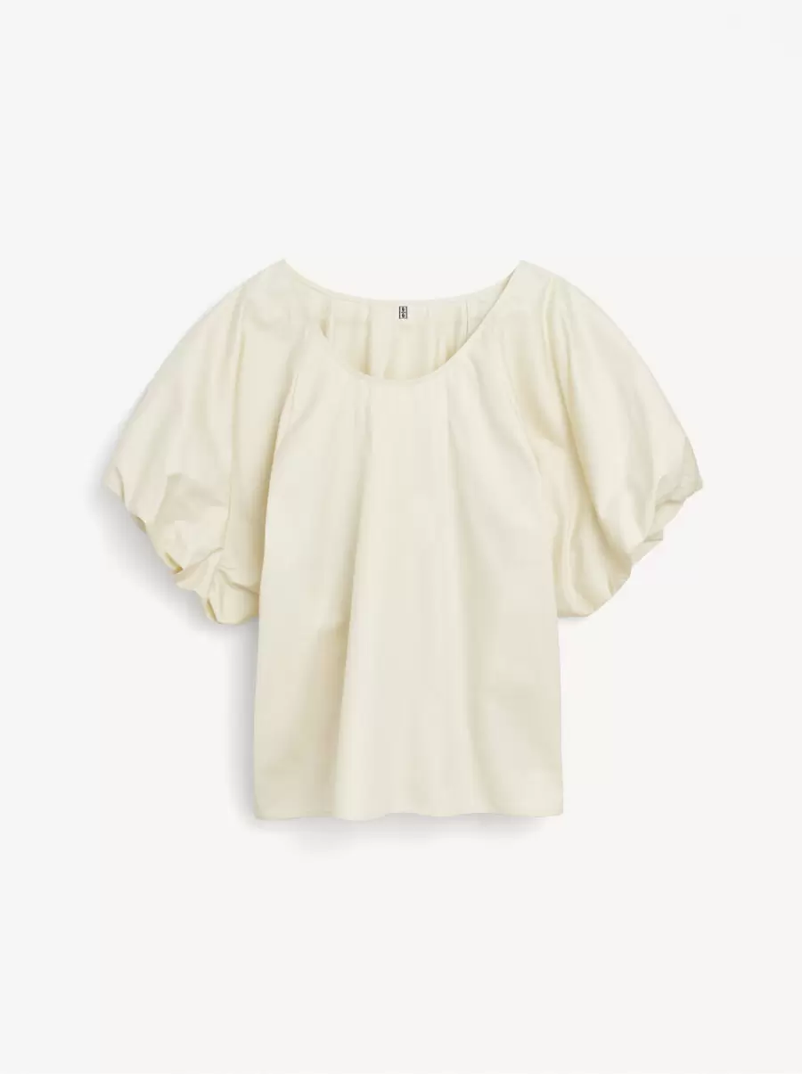 Kvinder Piamontia Bluse Pearl Skjorter Og Toppe By Malene Birger - 3