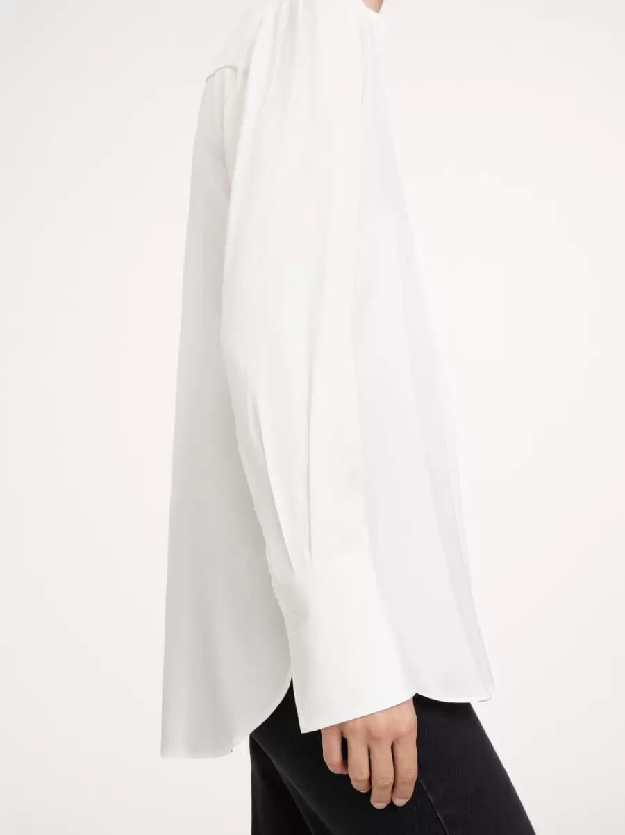 Skjorter Og Toppe Mabillon Silkeskjorte Kvinder By Malene Birger Soft White - 2