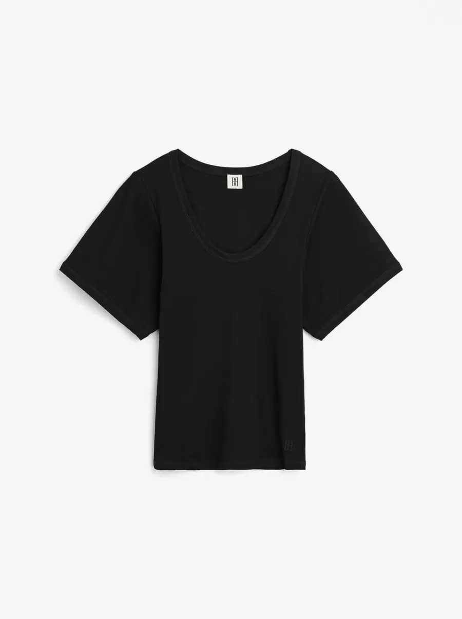 By Malene Birger Lunai T-Shirt T-Shirts Og Sweatshirts Kvinder Black - 3