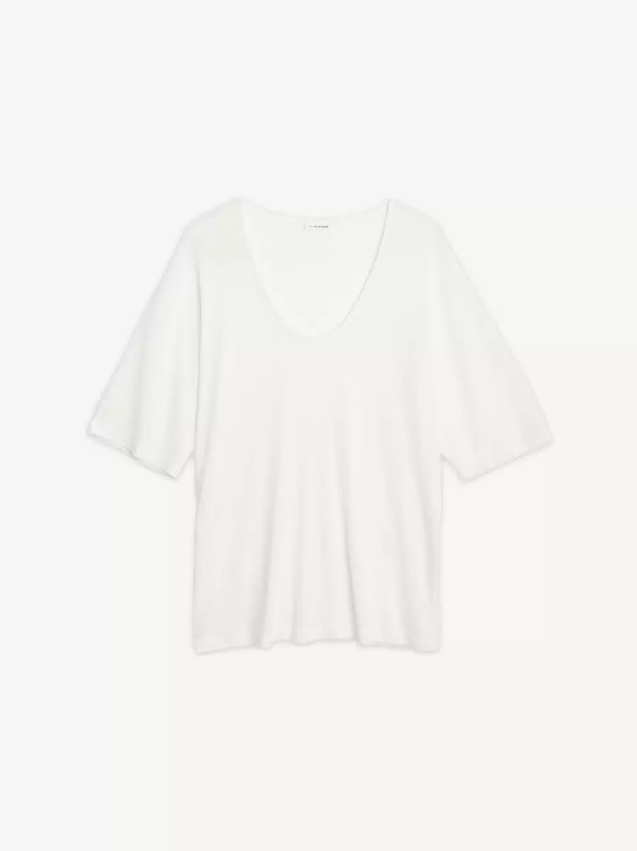 By Malene Birger Whisper White T-Shirts Og Sweatshirts Cevina Oversize T-Shirt Kvinder - 3