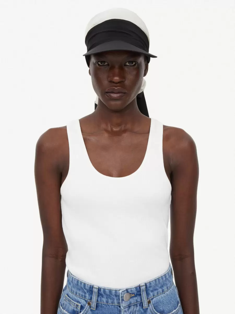 Anisa Tanktop T-Shirts Og Sweatshirts Soft White Kvinder By Malene Birger - 2