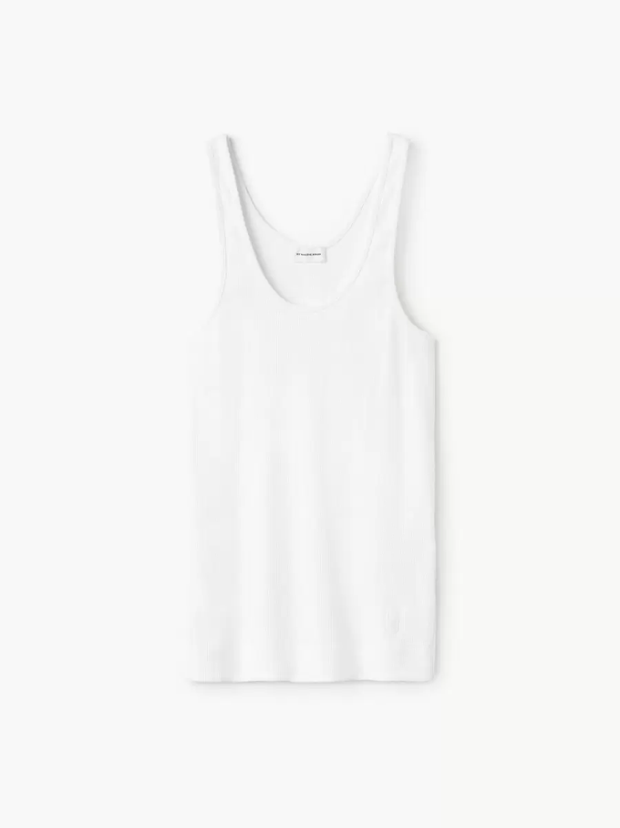Anisa Tanktop T-Shirts Og Sweatshirts Soft White Kvinder By Malene Birger - 3