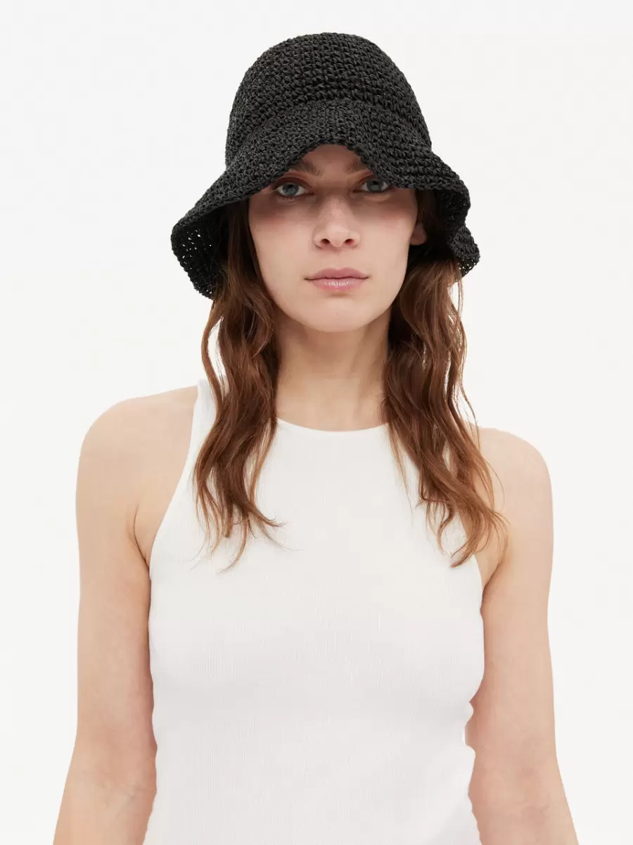 Black Swimwear Kvinder Strawa Hat By Malene Birger - 1