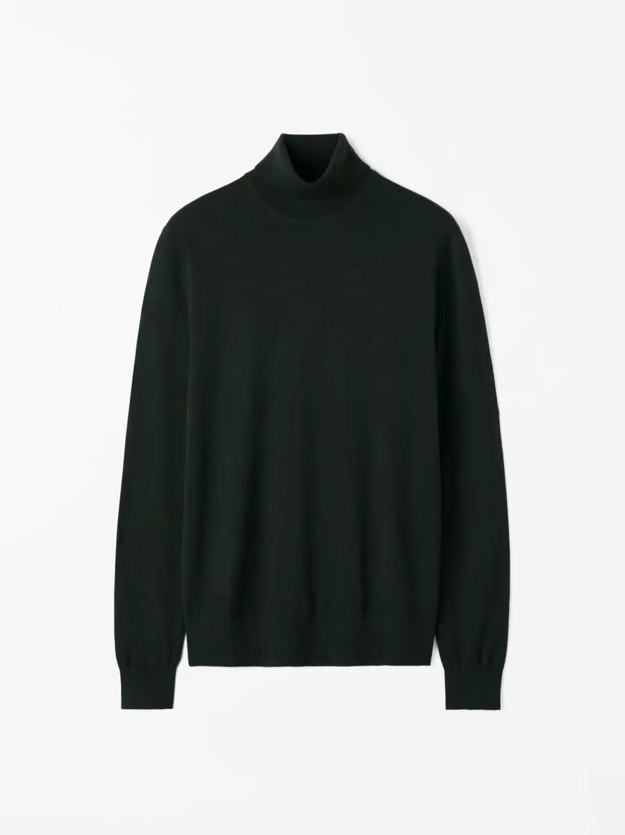 Strik Tiger Of Sweden Mode Nevile Sweater Black Green Herre