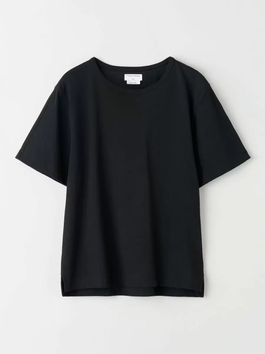Engrospris J. 1 T-Shirt Tiger Of Sweden Black T-Shirts Herre
