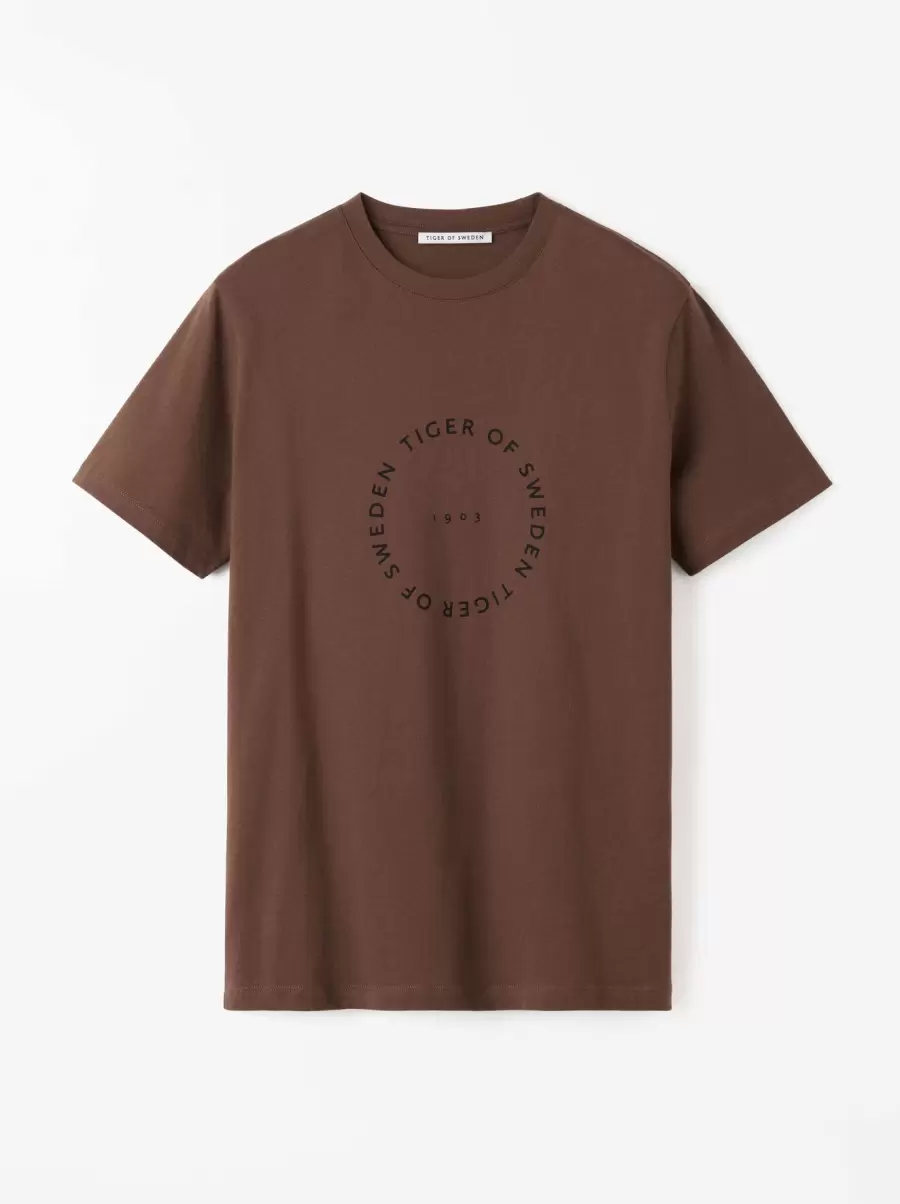 Tiger Of Sweden Herre Producent T-Shirts Golden Copper Dillan T-Shirt - 1