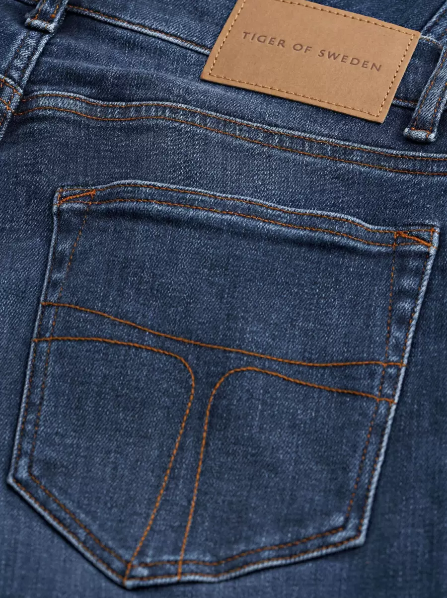 Herre Evolve Jeans Jeans Tiger Of Sweden Seneste Model Midnight Blue - 4