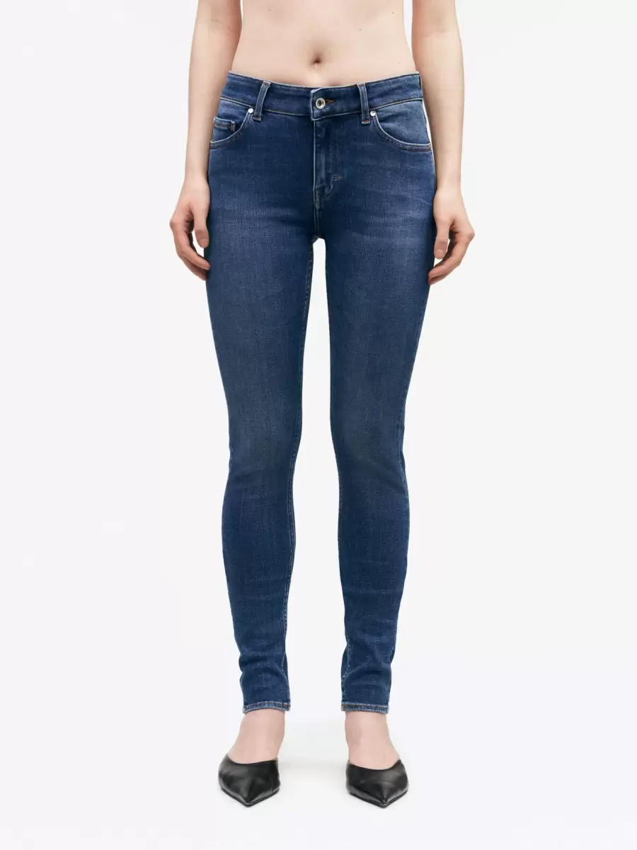 Slight Jeans Tiger Of Sweden Medium Blue Dame Økonomisk Jeans