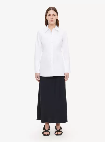 Pure White Kvinder Padano Skjorte By Malene Birger Skjorter Og Toppe